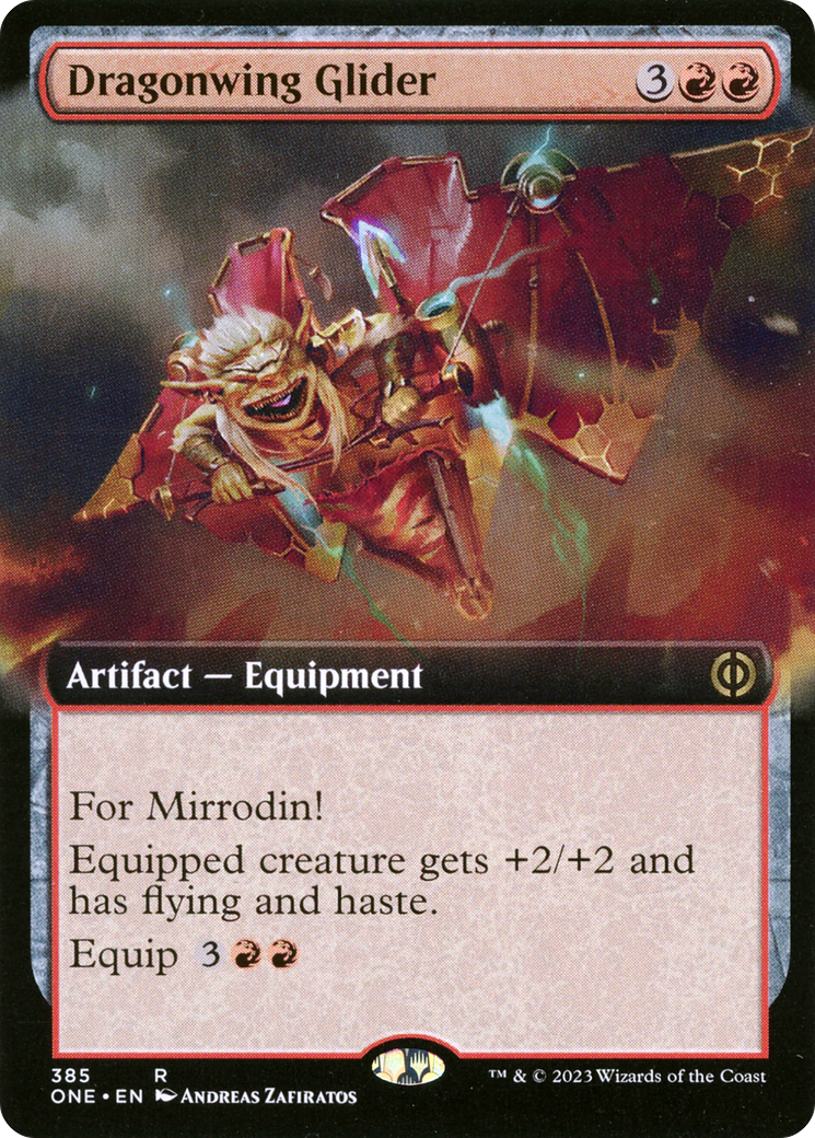 Dragonwing Glider (Extended Art) [Phyrexia: All Will Be One] | GrognardGamesBatavia