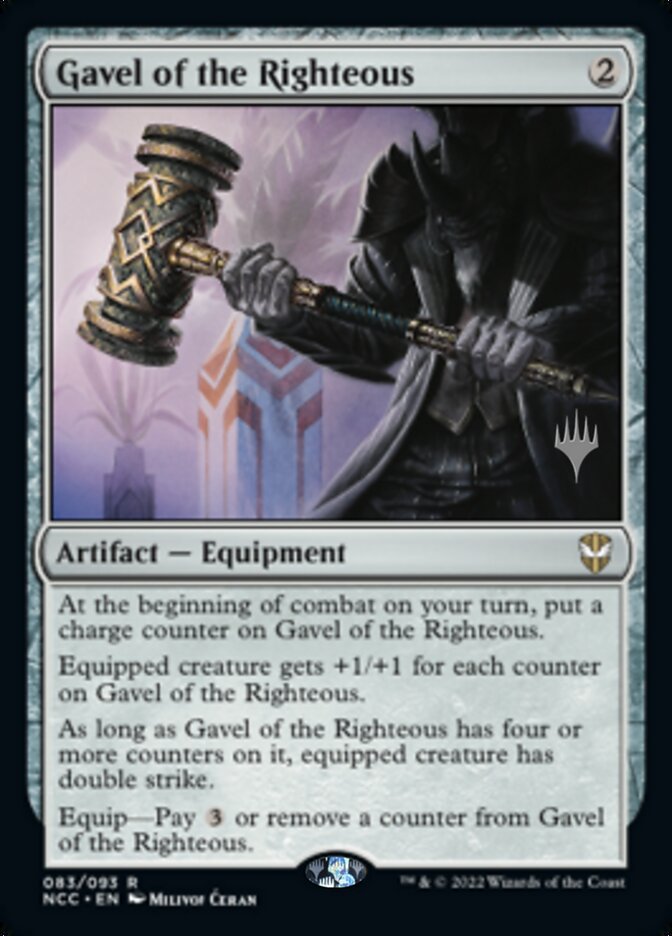Gavel of the Righteous (Promo Pack) [Streets of New Capenna Commander Promos] | GrognardGamesBatavia