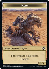 Kavu // Angel Double-Sided Token [Dominaria United Commander Tokens] | GrognardGamesBatavia