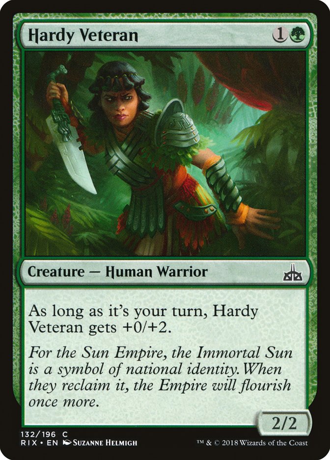 Hardy Veteran [Rivals of Ixalan] | GrognardGamesBatavia