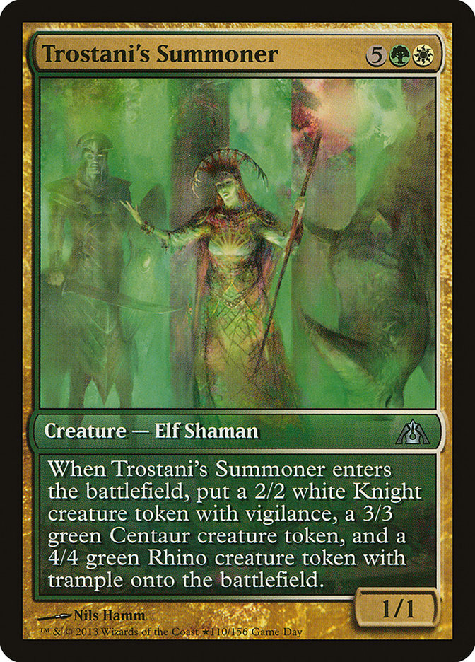 Trostani's Summoner (Game Day) [Dragon's Maze Promos] | GrognardGamesBatavia