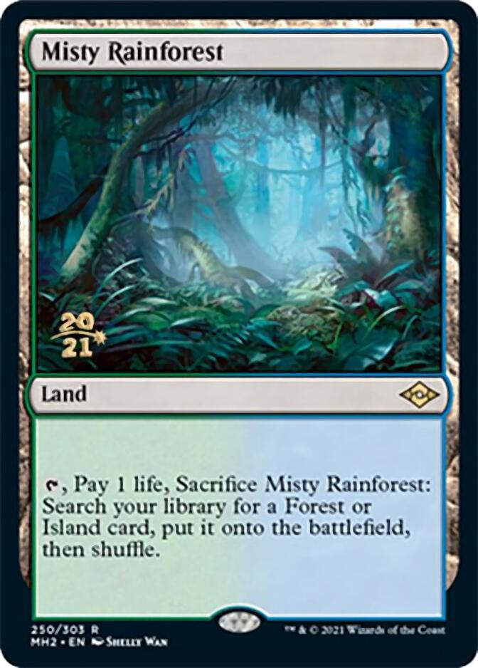 Misty Rainforest [Modern Horizons 2 Prerelease Promos] | GrognardGamesBatavia