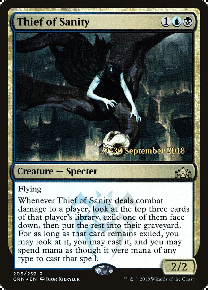 Thief of Sanity [Guilds of Ravnica Prerelease Promos] | GrognardGamesBatavia