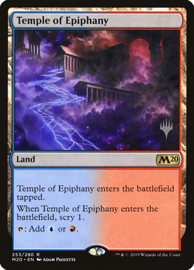 Temple of Epiphany (Promo Pack) [Core Set 2020 Promos] | GrognardGamesBatavia