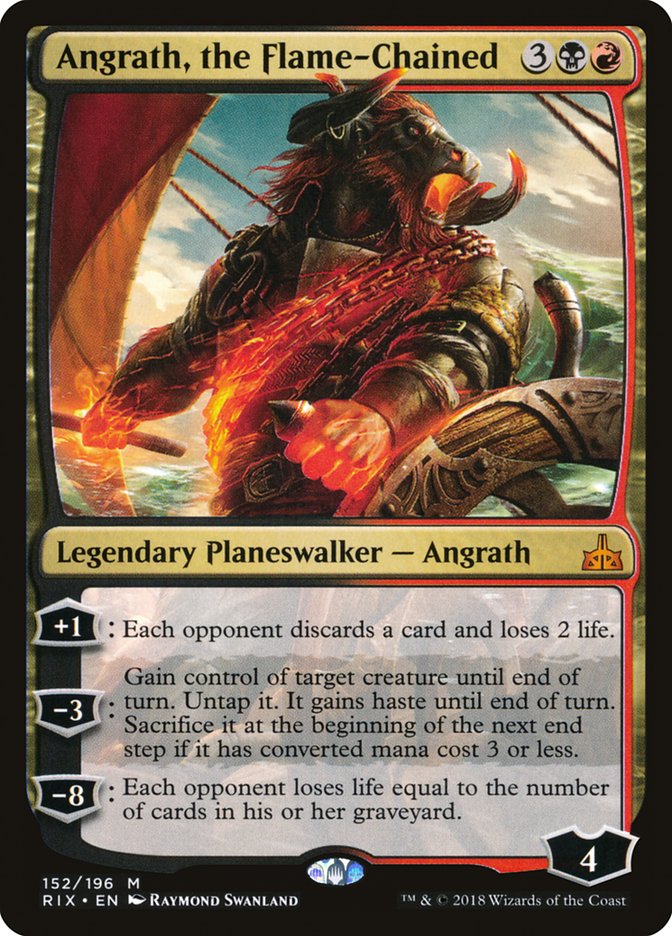 Angrath, the Flame-Chained [Rivals of Ixalan] | GrognardGamesBatavia