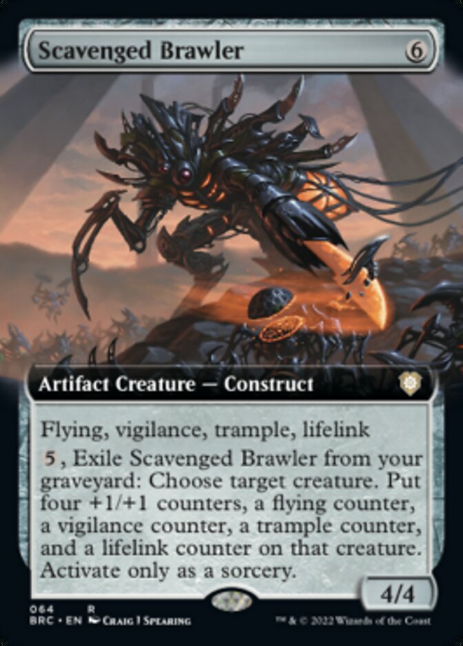 Scavenged Brawler (Extended Art) [The Brothers' War Commander] | GrognardGamesBatavia