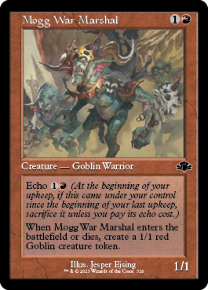 Mogg War Marshal (Retro) [Dominaria Remastered] | GrognardGamesBatavia