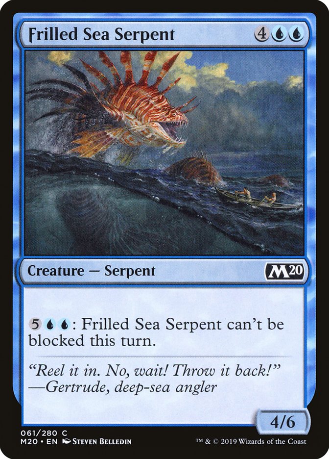 Frilled Sea Serpent [Core Set 2020] | GrognardGamesBatavia