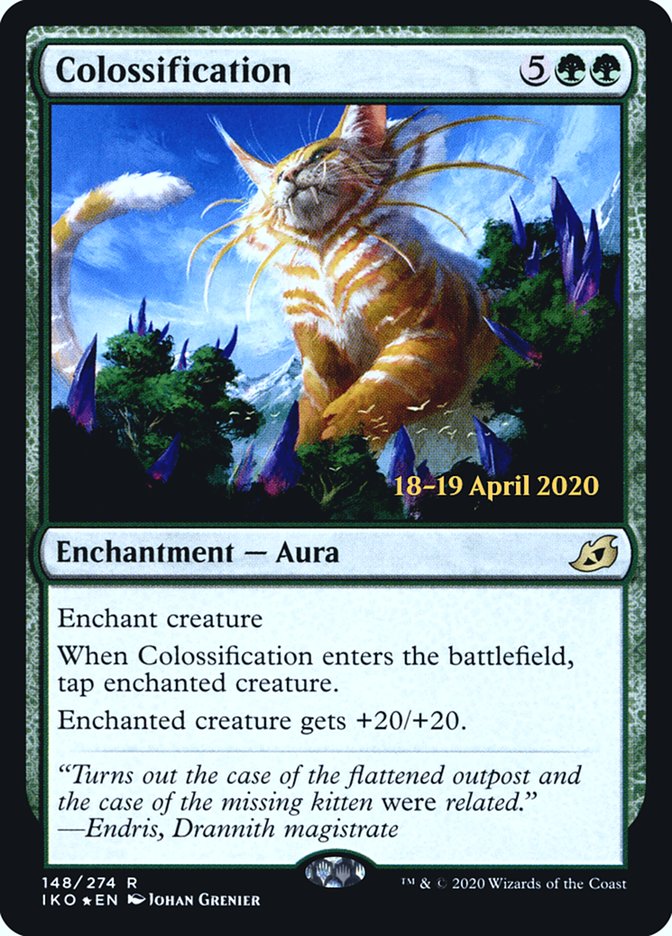 Colossification [Ikoria: Lair of Behemoths Prerelease Promos] | GrognardGamesBatavia