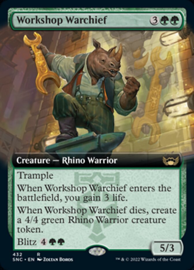 Workshop Warchief (Extended Art) [Streets of New Capenna] | GrognardGamesBatavia