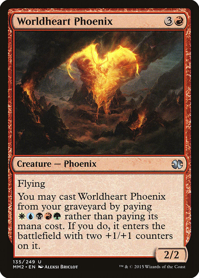 Worldheart Phoenix [Modern Masters 2015] | GrognardGamesBatavia
