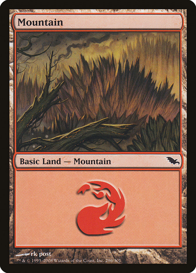 Mountain (296) [Shadowmoor] | GrognardGamesBatavia