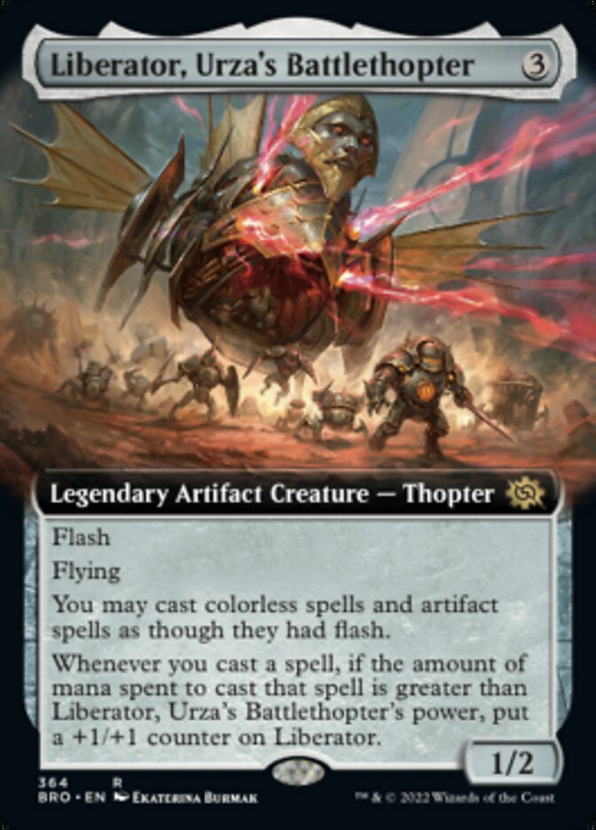 Liberator, Urza's Battlethopter (Extended Art) [The Brothers' War] | GrognardGamesBatavia