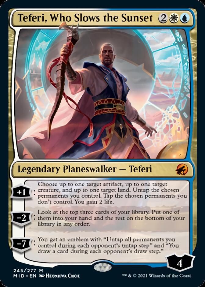 Teferi, Who Slows the Sunset [Innistrad: Midnight Hunt] | GrognardGamesBatavia