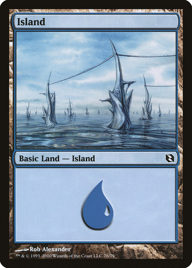 Island (76) [Duel Decks: Elspeth vs. Tezzeret] | GrognardGamesBatavia