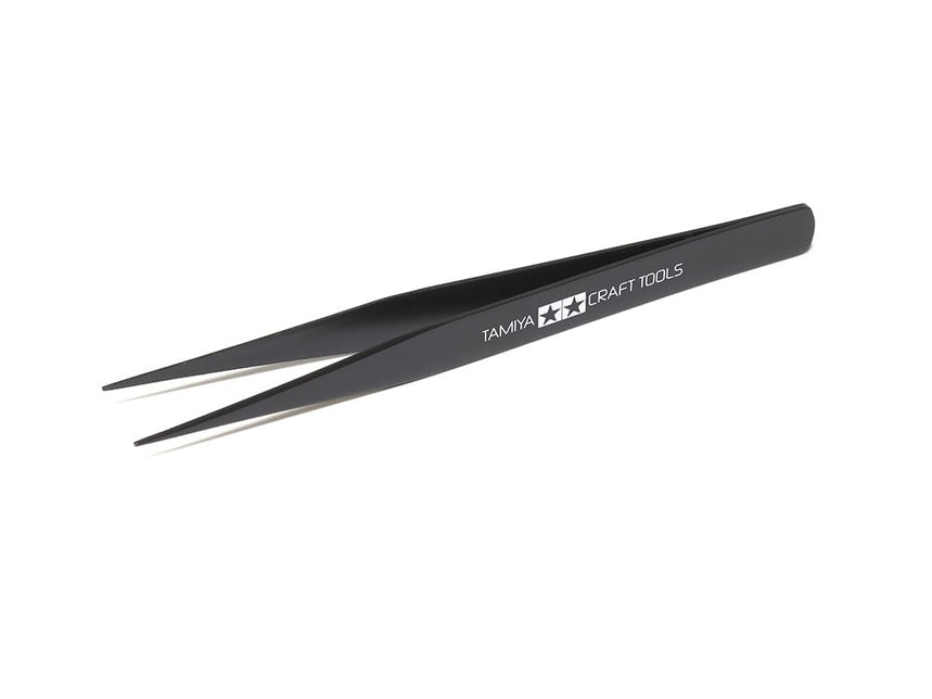 Tamiya Craft Tools Straight Tweezers | GrognardGamesBatavia