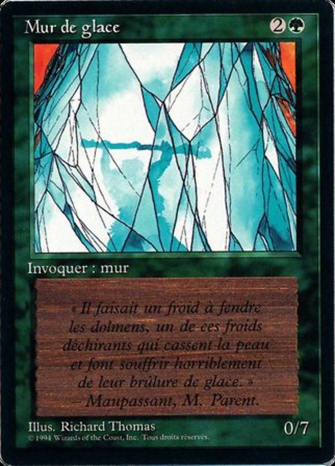 Wall of Ice [Foreign Black Border] | GrognardGamesBatavia