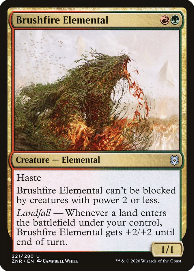 Brushfire Elemental [Zendikar Rising] | GrognardGamesBatavia