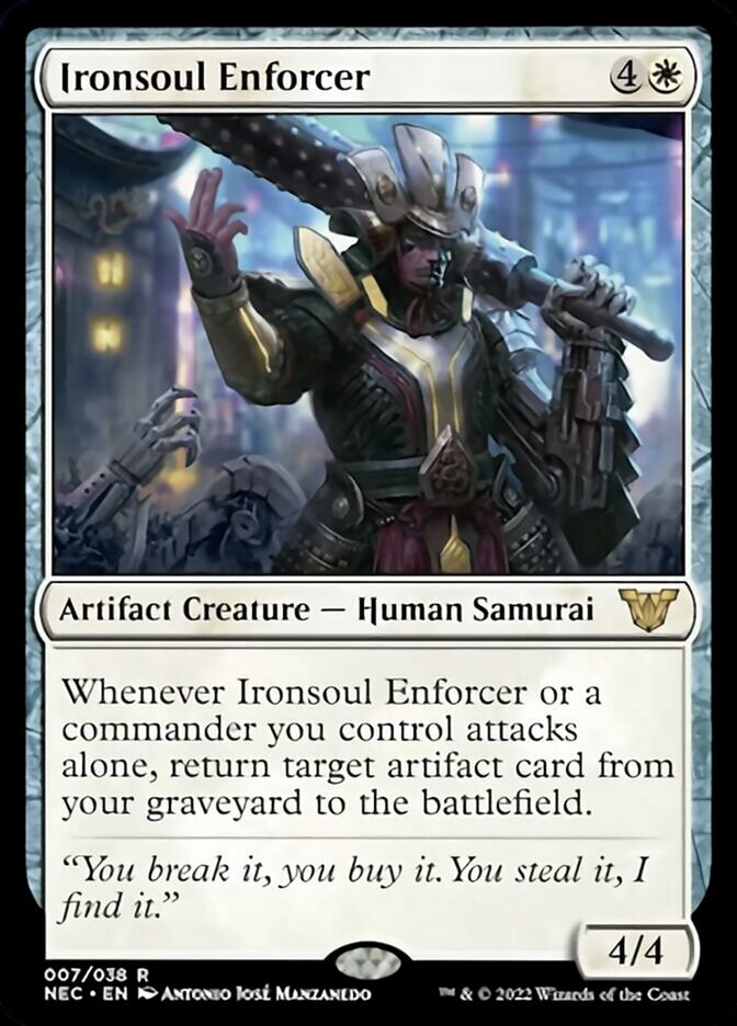 Ironsoul Enforcer [Kamigawa: Neon Dynasty Commander] | GrognardGamesBatavia