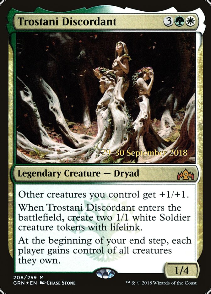 Trostani Discordant [Guilds of Ravnica Prerelease Promos] | GrognardGamesBatavia