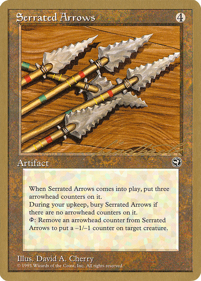 Serrated Arrows (Leon Lindback) [Pro Tour Collector Set] | GrognardGamesBatavia