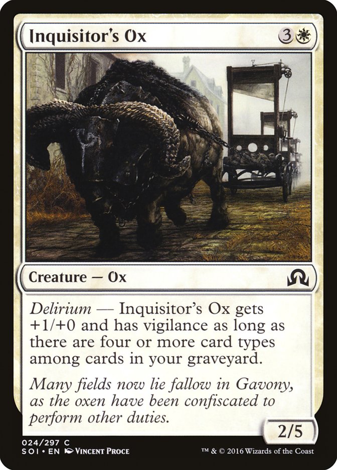 Inquisitor's Ox [Shadows over Innistrad] | GrognardGamesBatavia