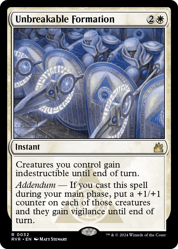 Unbreakable Formation [Ravnica Remastered] | GrognardGamesBatavia