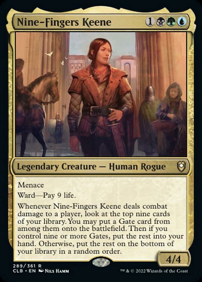 Nine-Fingers Keene [Commander Legends: Battle for Baldur's Gate] | GrognardGamesBatavia