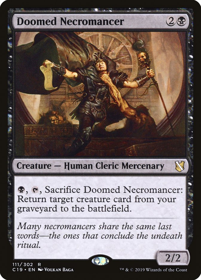 Doomed Necromancer [Commander 2019] | GrognardGamesBatavia