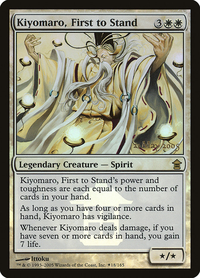 Kiyomaro, First to Stand [Saviors of Kamigawa Promos] | GrognardGamesBatavia