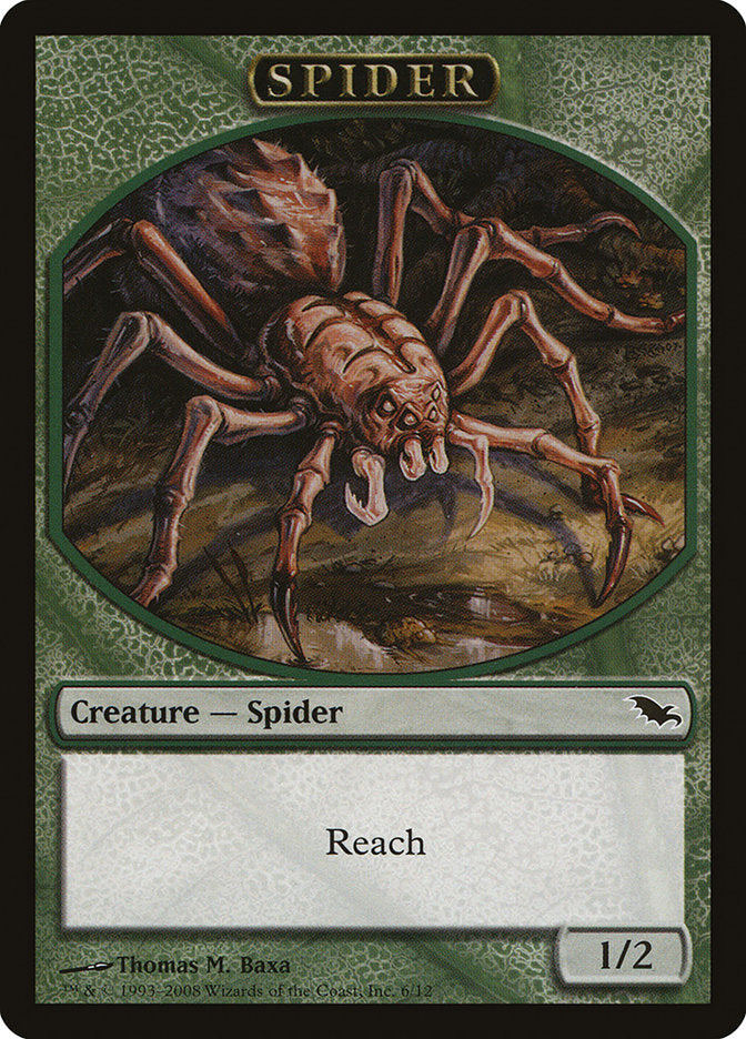 Spider Token [Shadowmoor Tokens] | GrognardGamesBatavia