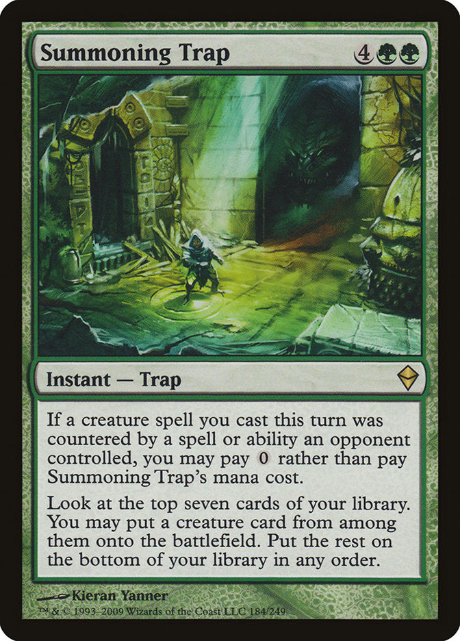 Summoning Trap [Zendikar] | GrognardGamesBatavia