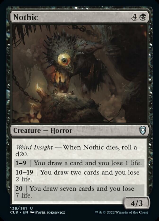 Nothic [Commander Legends: Battle for Baldur's Gate] | GrognardGamesBatavia