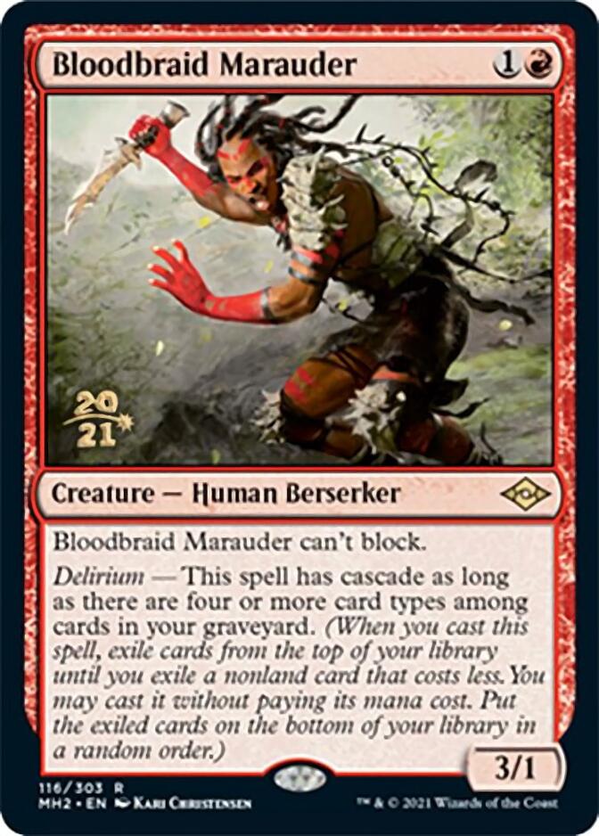 Bloodbraid Marauder [Modern Horizons 2 Prerelease Promos] | GrognardGamesBatavia