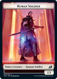 Human Soldier (005) // Zombie Double-Sided Token [Commander 2020 Tokens] | GrognardGamesBatavia