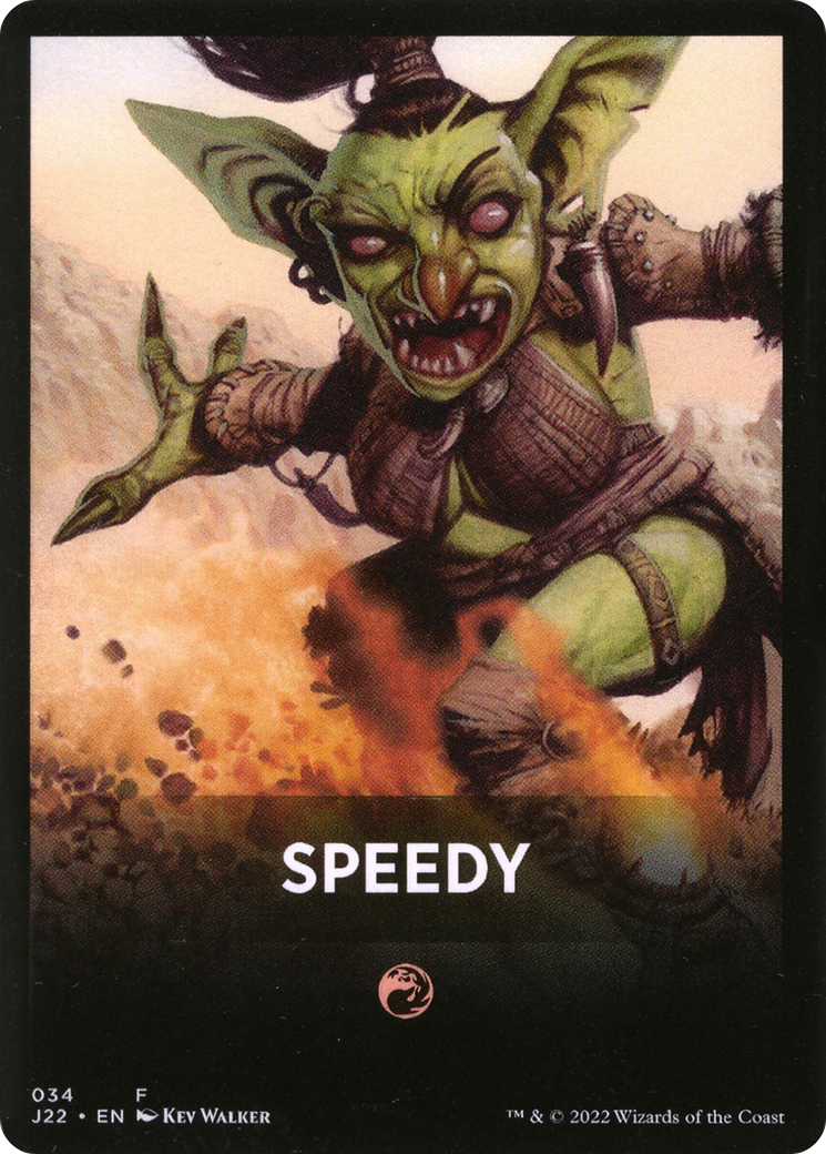 Speedy Theme Card [Jumpstart 2022 Front Cards] | GrognardGamesBatavia