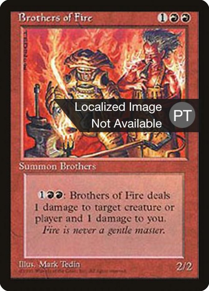 Brothers of Fire [Fourth Edition (Foreign Black Border)] | GrognardGamesBatavia