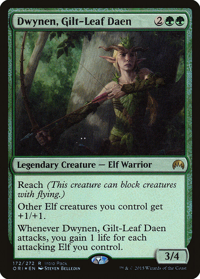 Dwynen, Gilt-Leaf Daen [Magic Origins Promos] | GrognardGamesBatavia