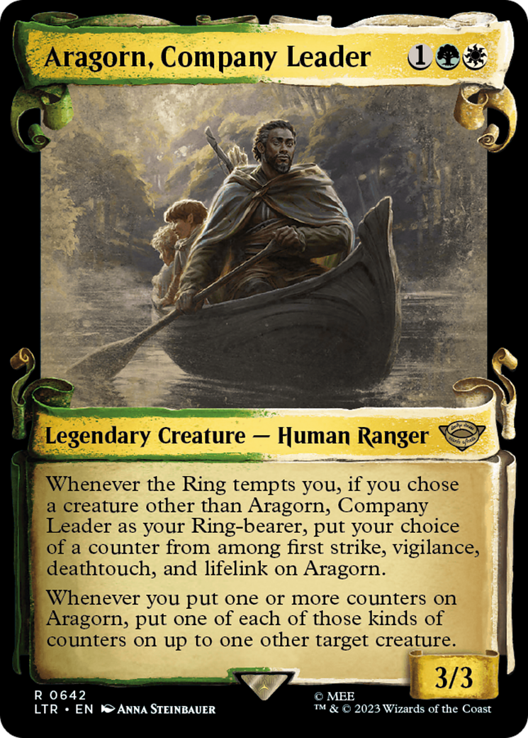 Aragorn, Company Leader [The Lord of the Rings: Tales of Middle-Earth Showcase Scrolls] | GrognardGamesBatavia