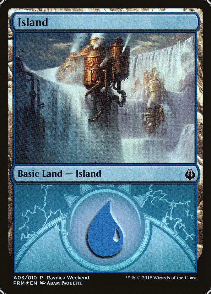 Island (A03) [Ravnica Allegiance Ravnica Weekend] | GrognardGamesBatavia