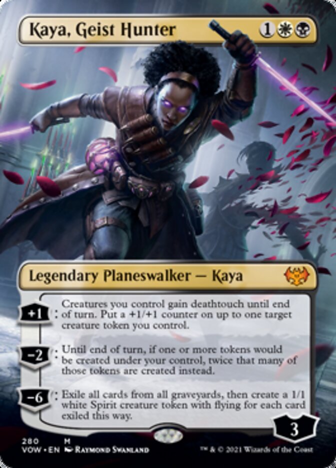 Kaya, Geist Hunter (Borderless) [Innistrad: Crimson Vow] | GrognardGamesBatavia