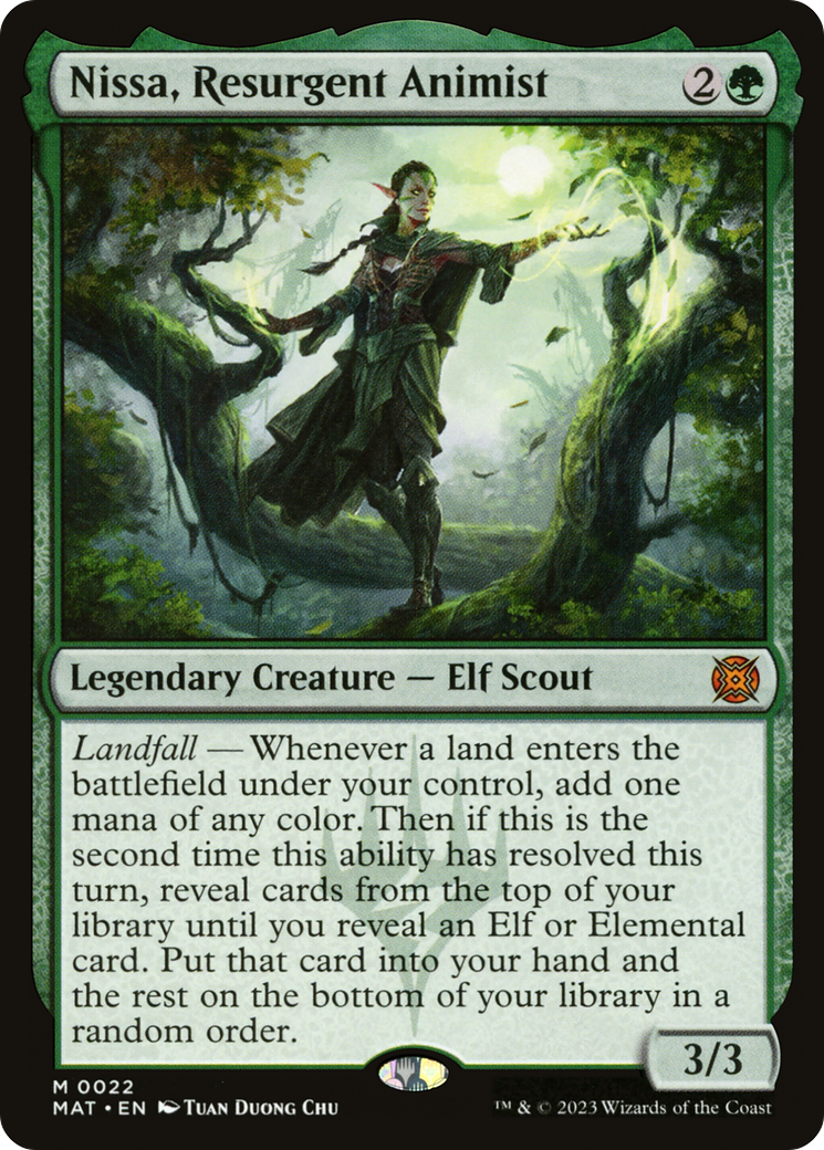 Nissa, Resurgent Animist [March of the Machine: The Aftermath] | GrognardGamesBatavia