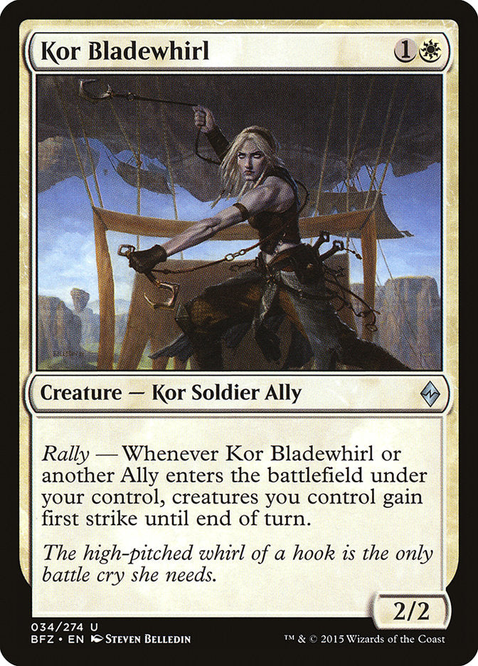 Kor Bladewhirl [Battle for Zendikar] | GrognardGamesBatavia