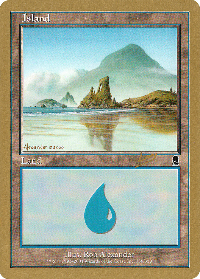 Island (rl338) (Raphael Levy) [World Championship Decks 2002] | GrognardGamesBatavia