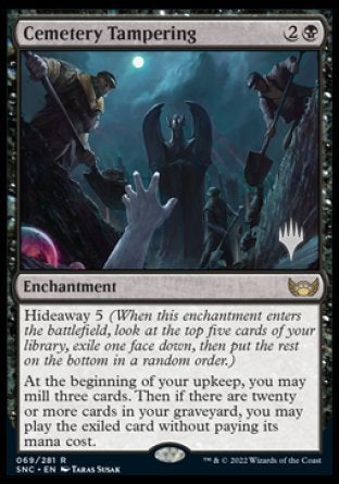Cemetery Tampering (Promo Pack) [Streets of New Capenna Promos] | GrognardGamesBatavia