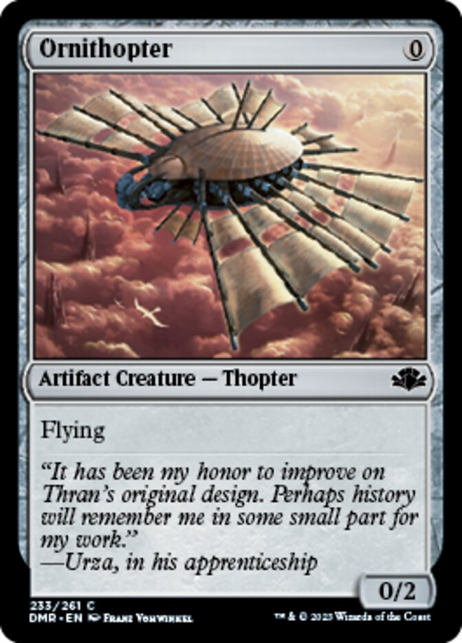 Ornithopter [Dominaria Remastered] | GrognardGamesBatavia