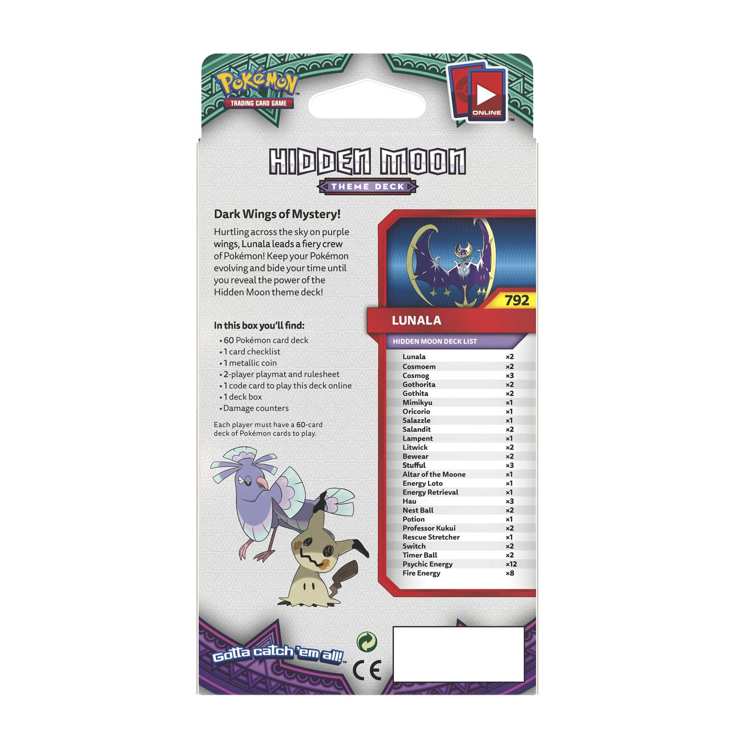 Sun & Moon: Guardians Rising - Theme Deck (Hidden Moon) | GrognardGamesBatavia