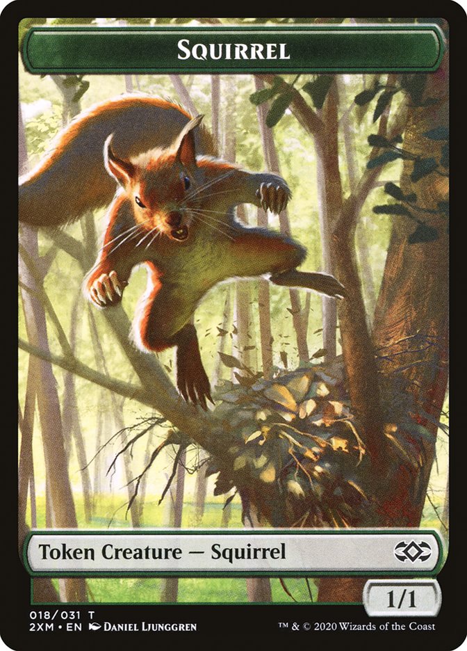 Squirrel Token [Double Masters Tokens] | GrognardGamesBatavia