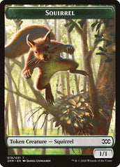 Demon // Squirrel Double-Sided Token [Double Masters Tokens] | GrognardGamesBatavia