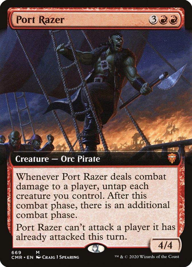 Port Razer (Extended Art) [Commander Legends] | GrognardGamesBatavia